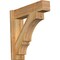 Ekena Millwork Balboa Block Rough Sawn Outlooker, Western Red Cedar, 6"W x 22"D x 22"H OUT06X22X22BOA05RWR - alternate 1